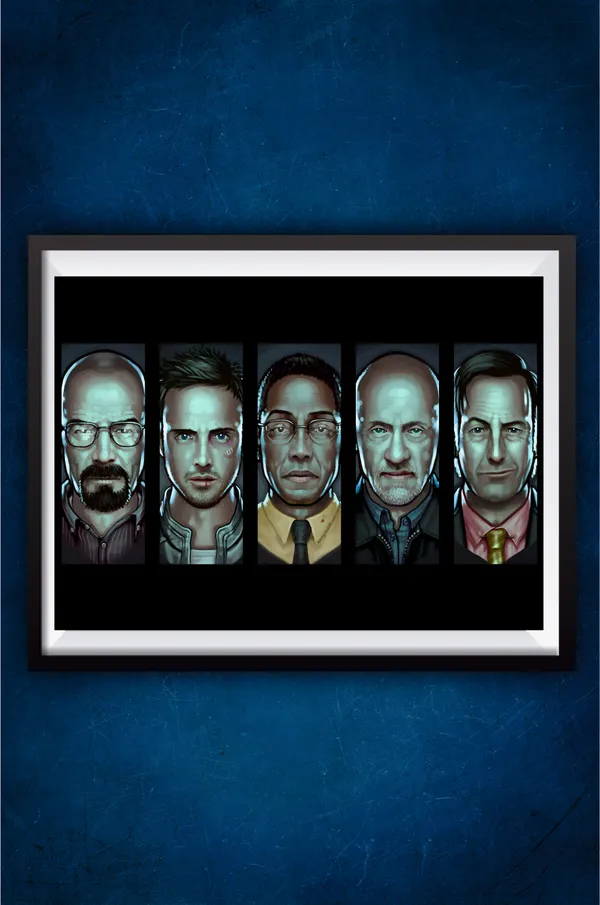 Multicolor_Acrylic_Breaking_Bad_All_Main_Characters_Breaking_Bad_Poster_For_Home_Decor